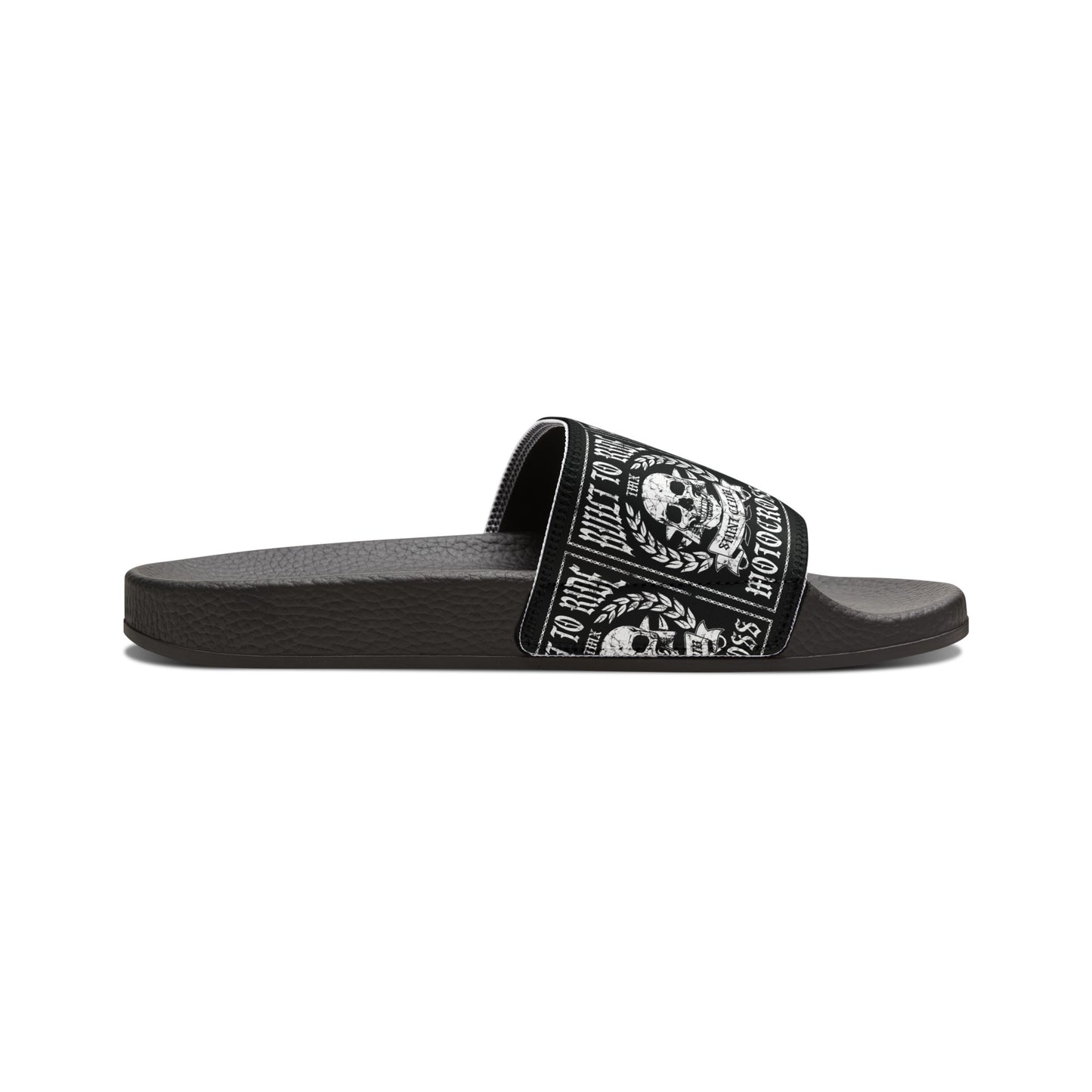 Built to Ride - Youth PU Slide Sandals - Blackout