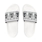 Built to Ride - Women's PU Slide Sandals - White