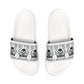 Built to Ride - Women's PU Slide Sandals - White