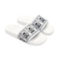 Built to Ride - Women's PU Slide Sandals - White