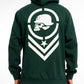 Men's Knit Hooded Pullover - Chillin-Forest Green-Small