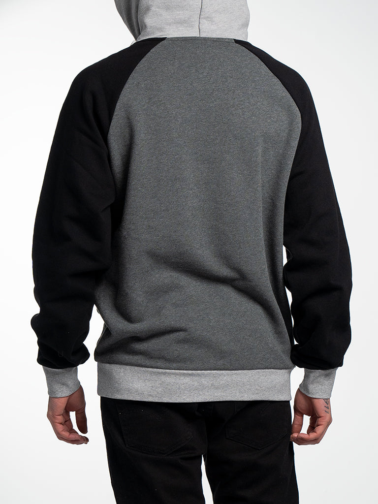 Men's Knit Hooded Raglan Pullover - Raiders