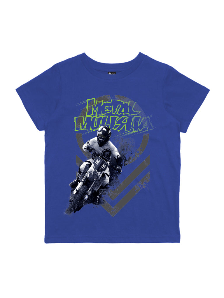 Metal Mulisha Youth S/S Tee - Ride-Blue