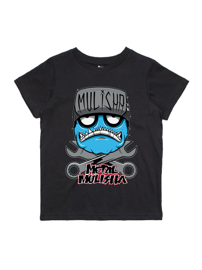 Metal Mulisha Youth S/S Tee - Wrench Head-Black