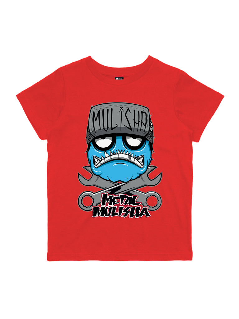 Metal Mulisha Youth S/S Tee - Wrench Head-Red