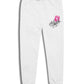 Women's Knit Sweatpants - Corset-White