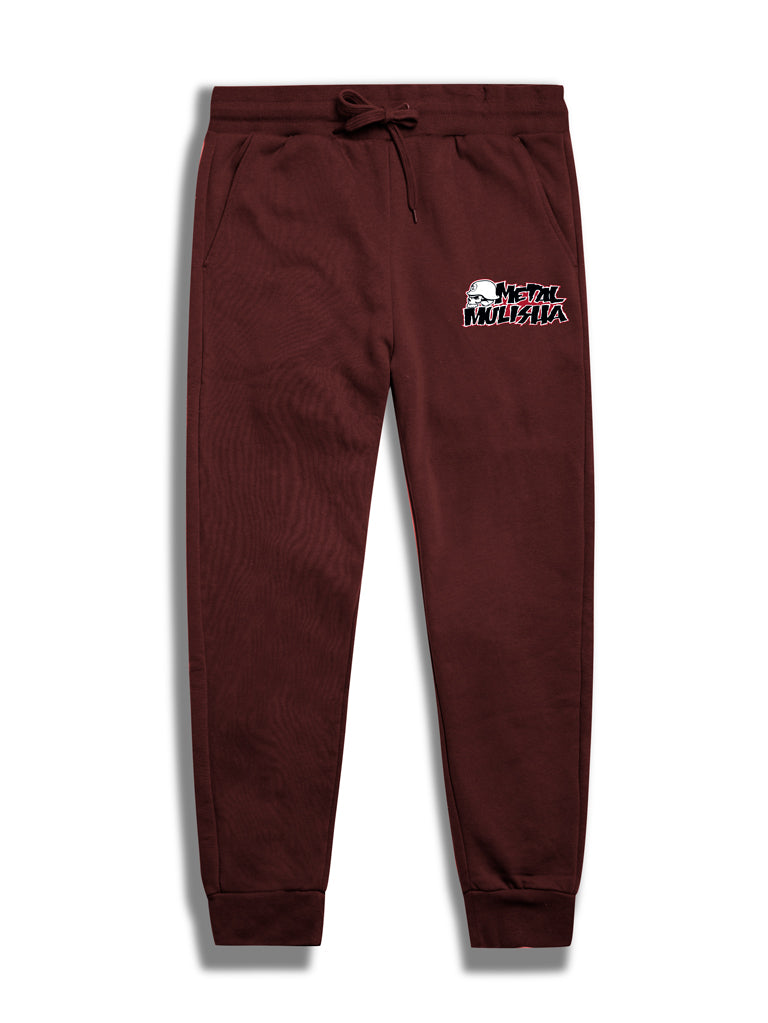 Women's Knit Sweatpants - Corpo-Burgundy