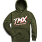 Men's Knit Hooded Pullover - Big Doubles-Military Green-3X-Large