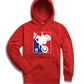 Men's Knit Hooded Pullover - Tmx League-Red-3X-Large