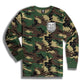 Men's Knit L/S T-Shirt - Plated-Green Camo-3X-Large