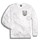 Men's Knit L/S T-Shirt - Plated-White Paisley-3X-Large