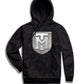 Men's Knit Hooded Pullover - Plated-Black Camo-3X-Large