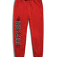 Men's Knit Sweatpants - Built 2 Ride-Red-3X-Large